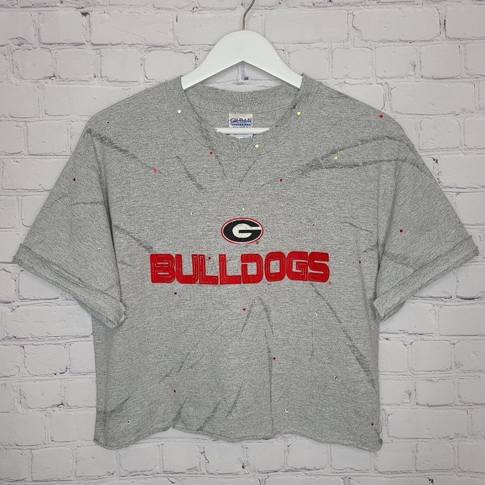Georgia Bulldogs Crop Tee